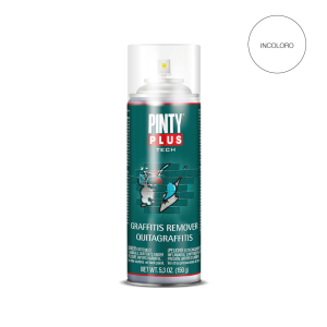 Pintura spray pintyplus tech quitagrafitis